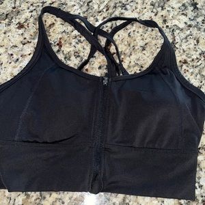 Balance athletica black sports bra
